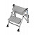KRAUSE STABILO KlappTreppe mit 2 Stufen