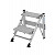 KRAUSE STABILO KlappTreppe mit 2 Stufen