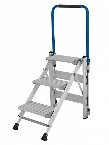 KRAUSE STABILO KlappTreppe mit Haltebügel & 3 Stufen