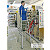 KRAUSE STABILO Stehleiter fahrbar / 6 Stufen / gemäß TRBS 2121-2