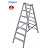 KRAUSE STABILO Stufen-DoppelLeiter / 2x7 Stufen / Schwerlastleiter / gemäß TRBS 2121-2