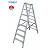 KRAUSE STABILO Stufen-DoppelLeiter / 2x8 Stufen / Schwerlastleiter / gemäß TRBS 2121-2