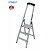 KRAUSE STABILO Stufen-StehLeiter / 1x3 Stufen / Schwerlastleiter / gemäß TRBS 2121-2