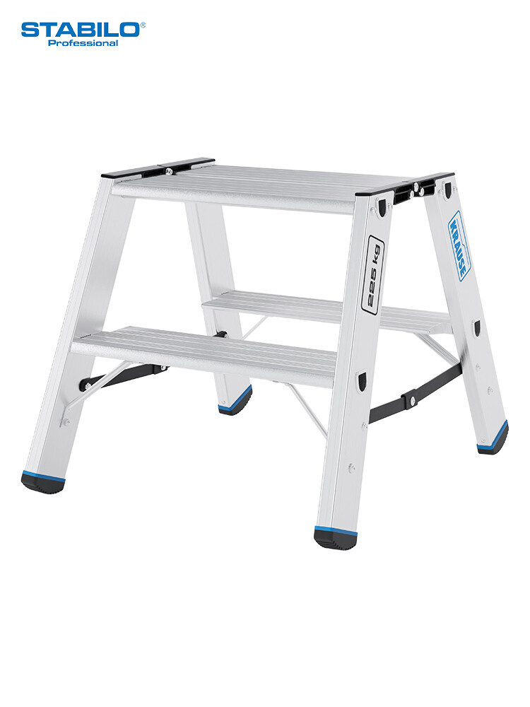 KRAUSE STABILO Doppel-Klapptritt 135 / Schwerlasttritt 225 kg / 2x2 Stufen