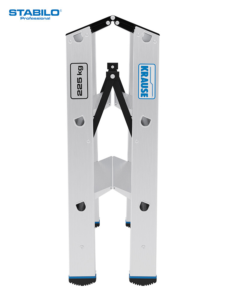 KRAUSE STABILO Doppel-Klapptritt 135 / Schwerlasttritt 225 kg / 2x3 Stufen