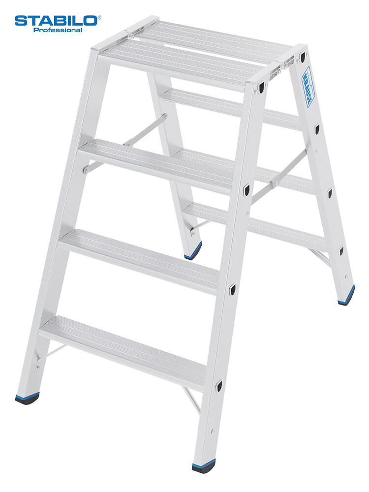 KRAUSE STABILO Doppel-Klapptritt / 2x4 Stufen / gemäß TRBS 2121-2