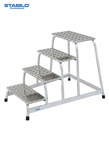 KRAUSE STABILO Tritt Montagetritt Alu 4-stufig