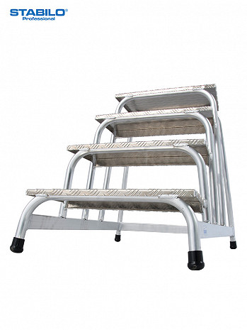 KRAUSE STABILO Tritt Montagetritt Alu 4-stufig