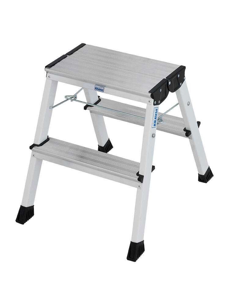 KRAUSE MONTO Tritt Rolly Doppel-Klapptritt 2x2 Weiß