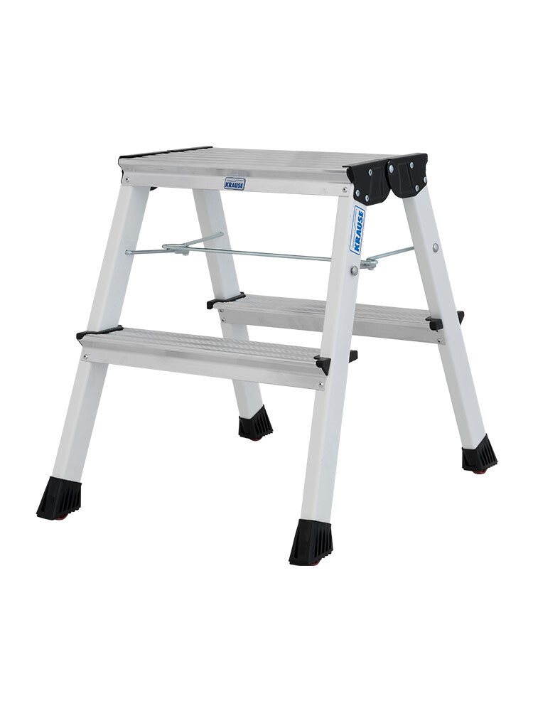 KRAUSE MONTO Tritt Rolly Doppel-Klapptritt 2x2 Weiß