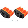 KRAUSE MONTO Fußstopfen (Paar) 64x25 mm | Farbe: Orange KRAUSE MONTO Fußstopfen (Paar) 64x25 mm | Farbe: Orange