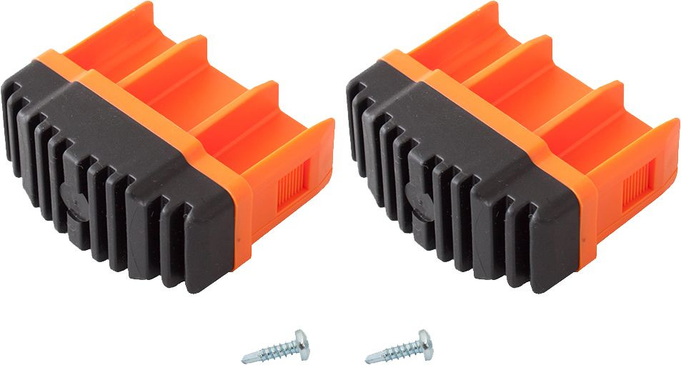 KRAUSE MONTO Fußstopfen (Paar) 64x25 mm | Farbe: Orange