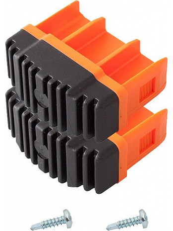 KRAUSE MONTO Fußstopfen (Paar) 64x25 mm | Farbe: Orange