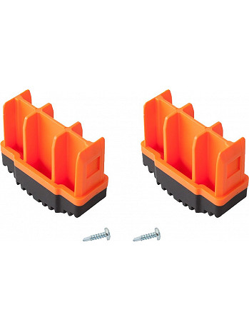 KRAUSE MONTO Fußstopfen (Paar) 64x25 mm | Farbe: Orange