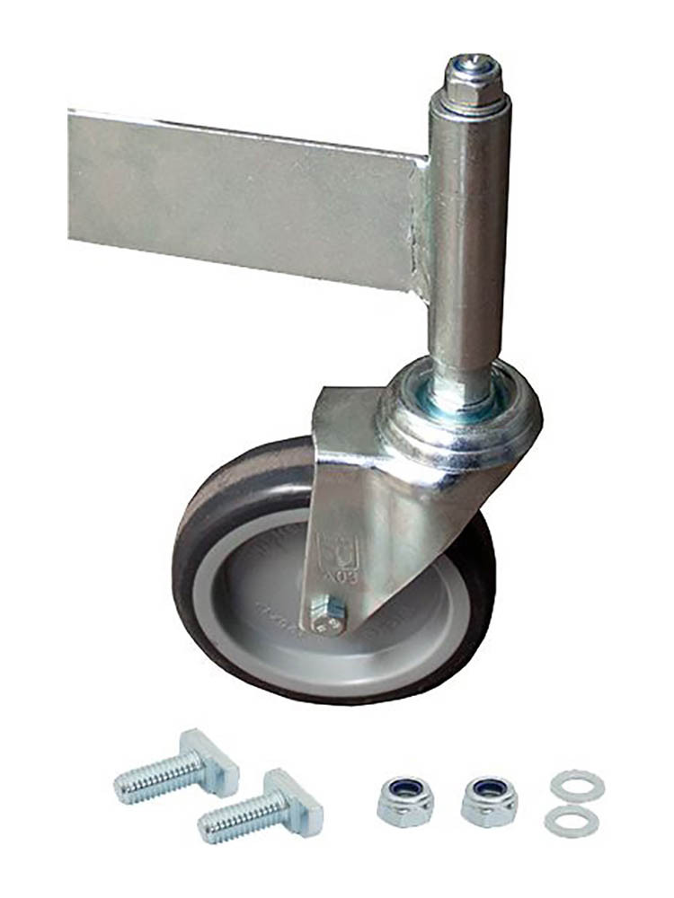 Federrolle links 8er Podestleiter ungebremst