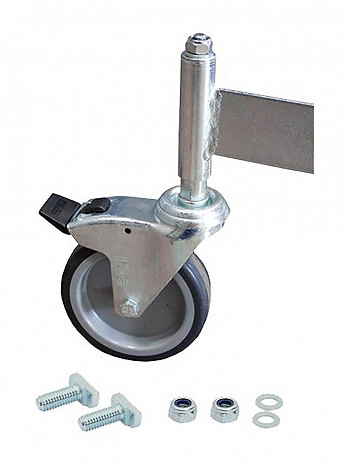 Federrolle rechts 8er Podestleiter gebremst