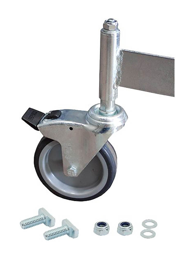 Federrolle rechts 8er Podestleiter gebremst