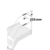 Geländerverlängerung 225 mm Geländerverlängerung 225 mm