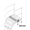 Podestverlängerung 225 mm - Stufenbreite 0,60 m Podestverlängerung 225 mm - Stufenbreite 0,60 m
