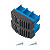 KRAUSE STABILO Fußstopfen (Paar) 77x25 mm | Farbe: Blau