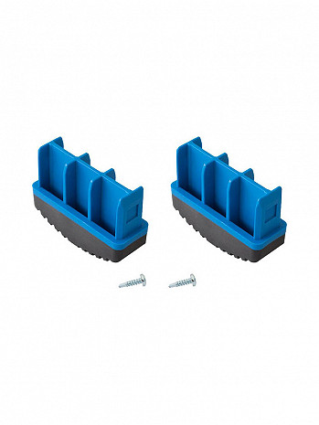 KRAUSE STABILO Fußstopfen (Paar) 77x25 mm | Farbe: Blau