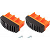 KRAUSE MONTO Fußstopfen (Paar) 77x25 mm | Farbe: Orange KRAUSE MONTO Fußstopfen (Paar) 77x25 mm | Farbe: Orange