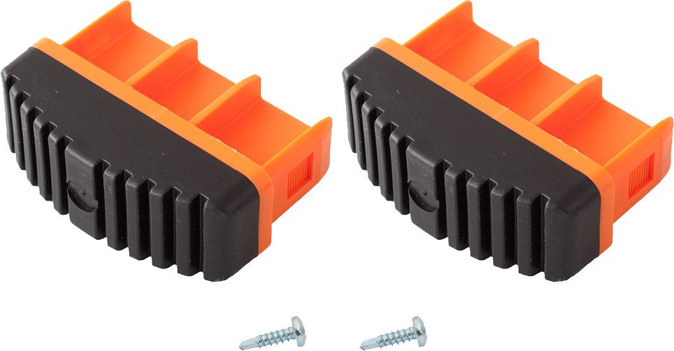 KRAUSE MONTO Fußstopfen (Paar) 77x25 mm | Farbe: Orange