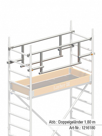 Layher Sicherheits-Doppelgeländer 2,85 m