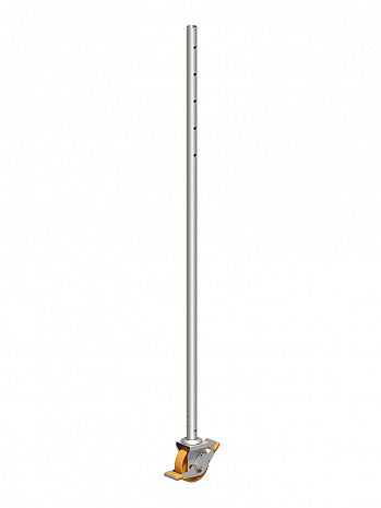 Layher Staro-Standrohr mit Lenkrolle