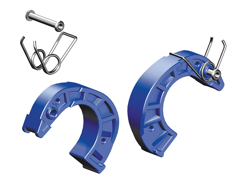 Layher Einrastklauen-Finger 42 mm - Farbe: Blau - 2er-Set