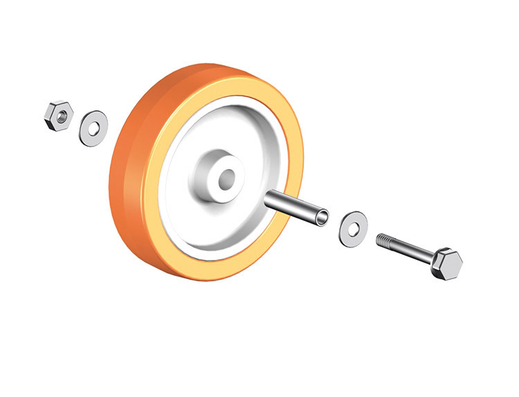 Layher Rad einschließlich Achse - passend für Art.-Nr.: 1309.150 / 1303.150 