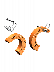 Layher Einrastklauen-Finger 48 mm - Farbe: Orange - 2er-Set Layher Einrastklauen-Finger 48 mm - Farbe: Orange - 2er-Set