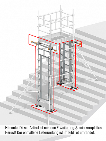 Layher SoloTower Treppen-Kit - Erweiterung Typ 2