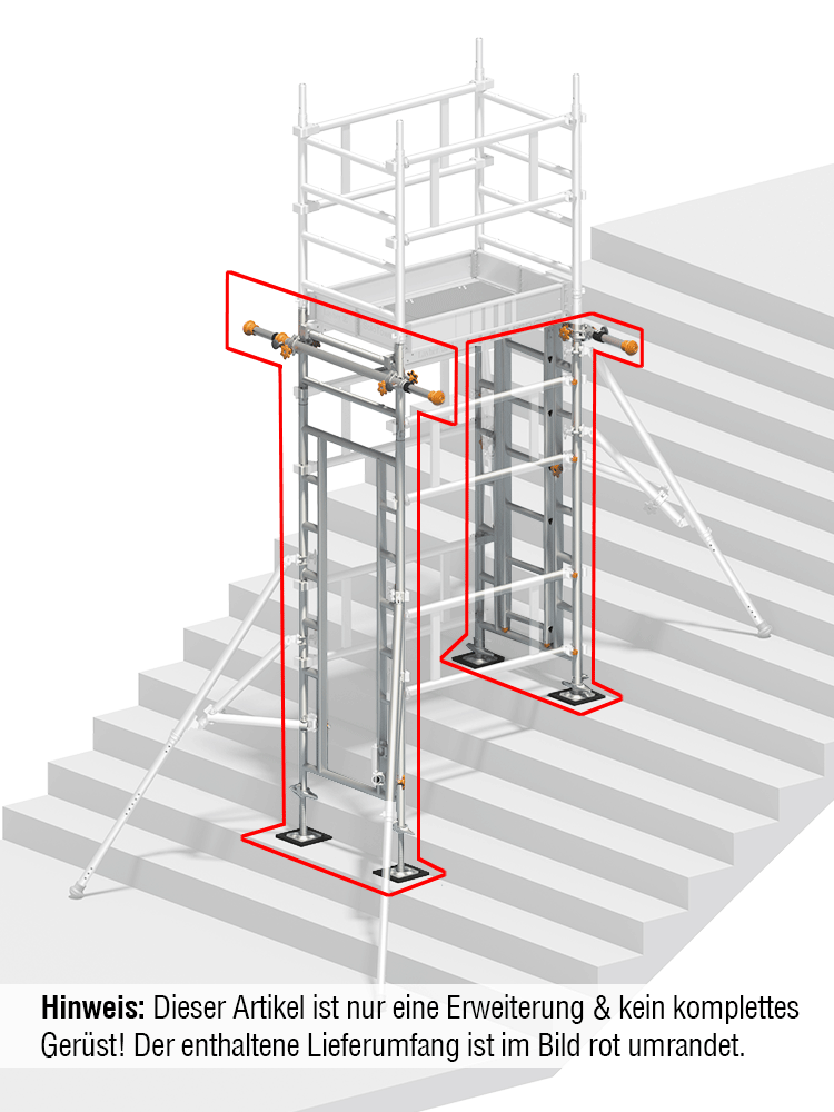 Layher SoloTower Treppen-Kit - Erweiterung Typ 2