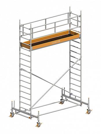 Layher Rollgerüst Uni Standard 1103 Baugerüst AH 5,35 m | gemäß alter Norm