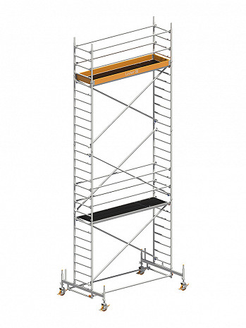 Layher Rollgerüst Uni Standard 1106 Baugerüst AH 8,35 m | gemäß alter Norm