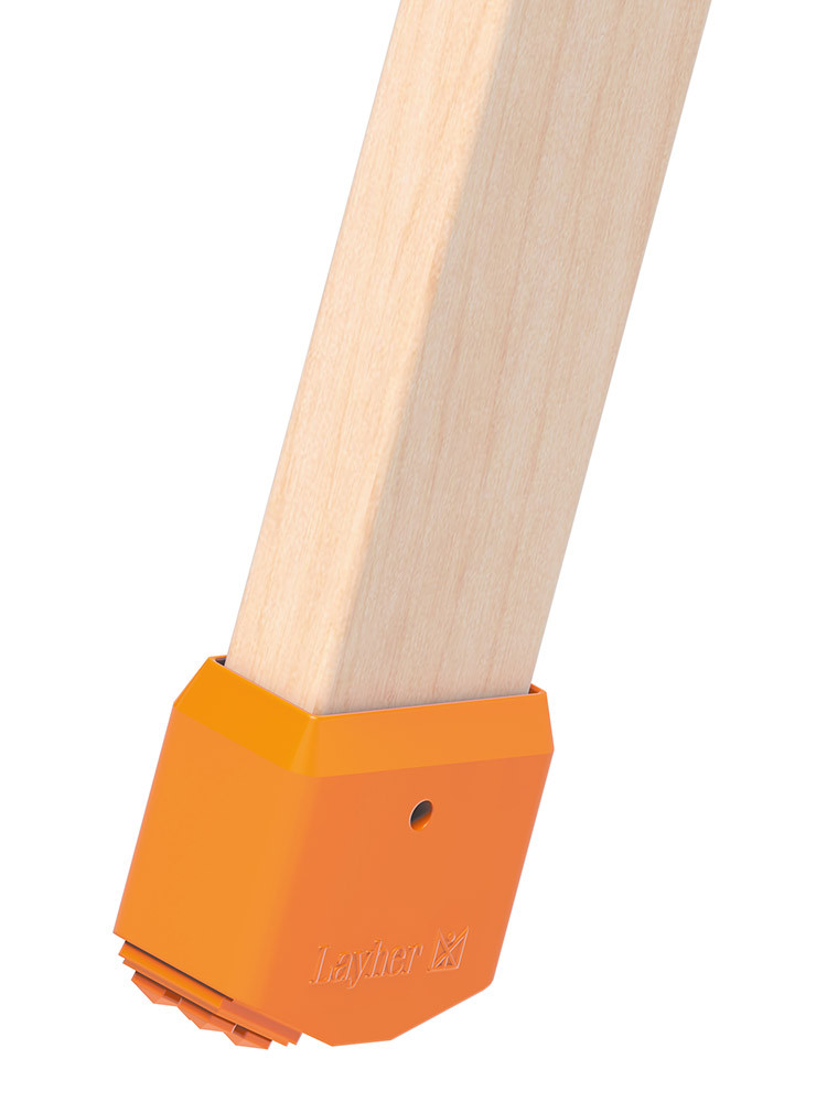 Layher Leiternschuh 64 für Holzleitern - 2 Stück