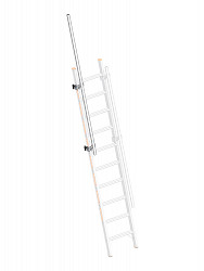 Layher Handlauf mit Ausstieg / Länge: 3,00 m Layher Handlauf mit Ausstieg / Länge: 3,00 m