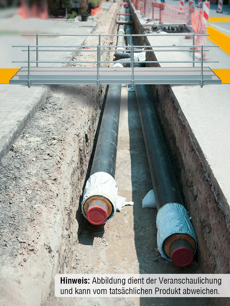 Layher Alu-Steg 600 / Länge: 8,00 m