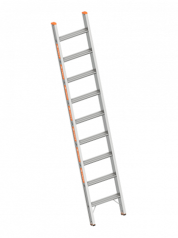 Layher Stufen-Anlegeleiter TOPIC 1042 / 9 Stufen / gemäß TRBS 2121-2