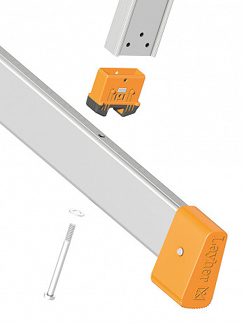 Layher 3-teilige Allzweckleiter TOPIC 1040 / 3x8 Sprossen