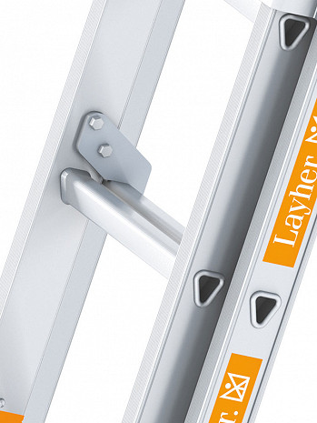 Layher 3-teilige Allzweckleiter TOPIC 1040 / 3x14 Sprossen