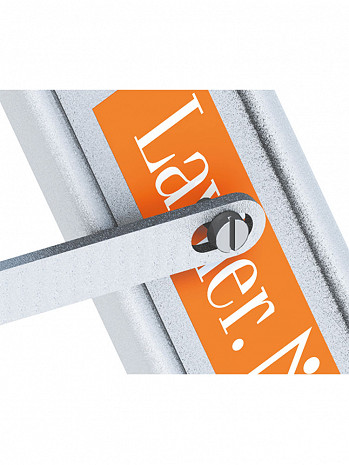 Layher 3-teilige Allzweckleiter TOPIC 1040 / 3x14 Sprossen