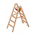 Layher Holz-Stehleiter 1020 / 2x5 Stufen / gemäß TRBS 2121-2