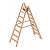 Layher Holz-Stehleiter 1020 / 2x8 Stufen / gemäß TRBS 2121-2
