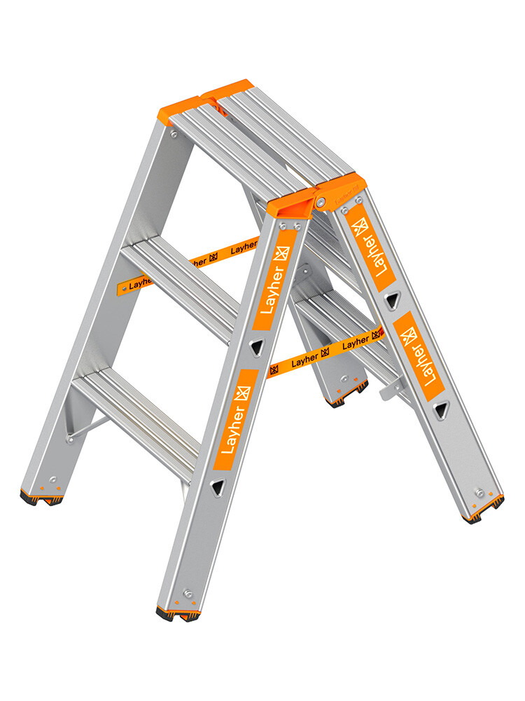 Layher Stufen-Stehleiter TOPIC 1043 / 2x3 Stufen / gemäß TRBS 2121-2