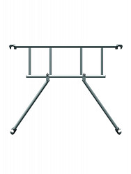 ZARGES Geländer S-PLUS für 1,80 m Länge ZARGES Geländer S-PLUS für 1,80 m Länge