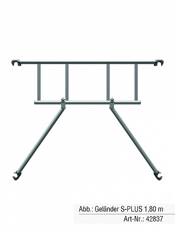 ZARGES Geländer S-PLUS für 2,50 m Länge
