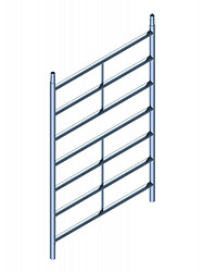 ZARGES Aufsteckrahmen für 1,35 m Breite 2,00 m ZARGES Aufsteckrahmen für 1,35 m Breite 2,00 m