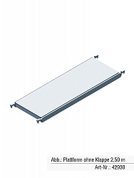 ZARGES Plattform ohne Klappe für 1,80 m Länge ZARGES Plattform ohne Klappe für 1,80 m Länge